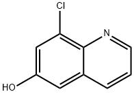 6-CHLORO-8-HYDROXYQUINOLINE Struktur