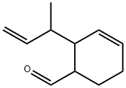 2-(1-methylallyl)cyclohex-3-ene-1-carbaldehyde Struktur