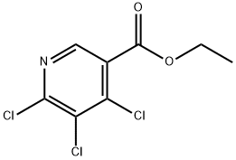 4,5,6-TRICHLORONICOTINIC ACID ETHYL ESTER Struktur