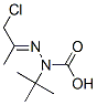 Hydrazinecarboxylic acid, (2-chloro-1-methylethylidene)-, 1,1-dimethylethyl Struktur