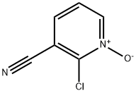 2-chloro-3-cyano-pyridine 1-oxide Struktur