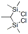 1,1-bis(Dimethylchlorosilyl)ethane Struktur