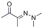 2,3-Butanedione, mono(dimethylhydrazone), (E)- (9CI) Struktur