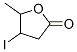 dihydro-4-iodo-5-methylfuran-2(3H)-one Struktur