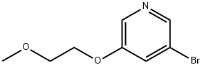 3-broMo-5-(2-Methoxyethoxy)pyridine Struktur