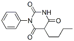 5-Butyl-1-phenylbarbituric acid Struktur