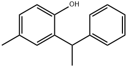 4-METHYL-2-(1-PHENYL-ETHYL)-PHENOL Struktur