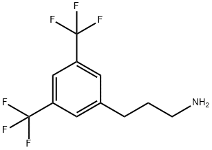 3-(3,5-BIS-TRIFLUOROMETHYL-PHENYL)-PROPYLAMINE Struktur