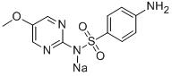 Sulfamethoxydiazine Struktur