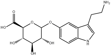 Serotonin β-D-Glucuronide Struktur