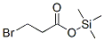 3-Bromopropionic acid trimethylsilyl ester Struktur