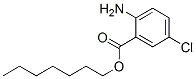 Anthranilic acid, 5-chloro-, heptyl ester Struktur