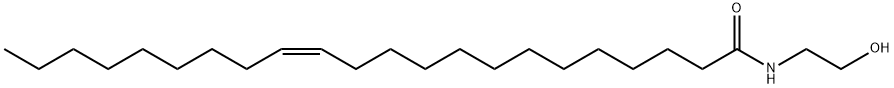 (Z)-N-(2-hydroxyethyl)docos-13-enamide Struktur