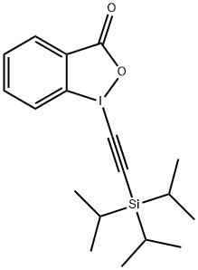 1-[(Triisopropylsilyl)ethynyl]-1,2-benziodoxol-3(1H)-one Struktur