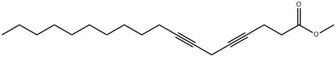 4,7-Octadecadiynoic acid methyl ester Struktur