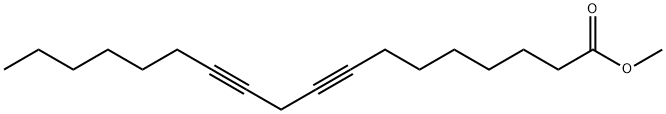 8,11-Octadecadiynoic acid methyl ester Struktur