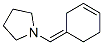 1-(3-Cyclohexen-1-ylidenemethyl)pyrrolidine Struktur