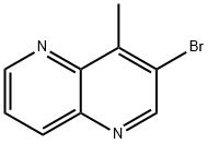 3-Bromo-4-methyl-1,5-naphthyridine Struktur