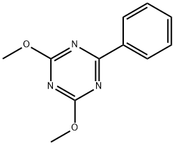 2,4-DIMETHOXY-6-PHENYL-1,3,5-TRIAZINE Struktur