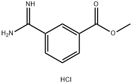 3-METHOXYCARBONYL BENZAMIDINE HCL Struktur