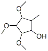 Cyclopentanol, 2,3,4-trimethoxy-5-methyl- (9CI) Struktur