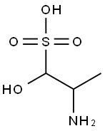 1-Propanesulfonic  acid,  2-amino-1-hydroxy- Struktur