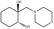 1,2-Cyclohexanediol, 1-(4-morpholinylmethyl)-, cis- (9CI) Struktur