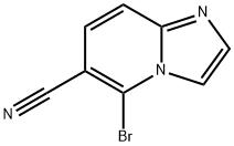 5-Bromoimidazo[1,2-a]pyridine-6-carbonitrile Struktur