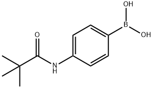 4-PIVALAMIDOPHENYLBORONIC ACID Struktur