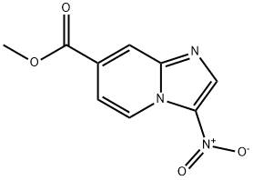 Methyl 3-nitroimidazo[1,2-a]pyridine-7-carboxylate Struktur