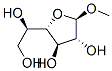 .beta.-D-Galactofuranoside, methyl Struktur