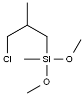 (3-chloro-2-methylpropyl)dimethoxymethylsilane Struktur