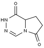 Pyrrolo[1,2-d][1,2,4]triazine-1,6(2H,7H)-dione, 8,8a-dihydro- (9CI) Struktur