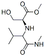 L-Serine, N-[2-methyl-1-[(methylamino)carbonyl]propyl]-, methyl ester (9CI) Struktur