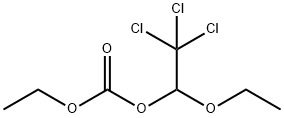 2,2,2-trichloro-1-ethoxyethyl ethyl carbonate  Struktur