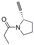 Pyrrolidine, 2-ethynyl-1-(1-oxopropyl)-, (S)- (9CI) Struktur