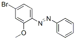 (E)-1-(4-Bromo-2-methoxyphenyl)-2-phenyldiazene Struktur