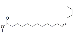 (12Z,15Z)-12,15-Octadecadienoic acid methyl ester Struktur