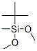 (1,1-dimethylethyl)dimethoxymethyl-Silane Struktur