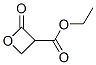 3-Oxetanecarboxylicacid,2-oxo-,ethylester(9CI) Struktur