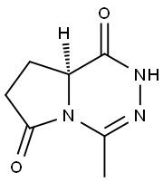 Pyrrolo[1,2-d][1,2,4]triazine-1,6(2H,7H)-dione, 8,8a-dihydro-4-methyl-, (S)- (9CI) Struktur