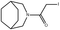 3-(Iodoacetyl)-3-azabicyclo[3.2.2]nonane Struktur