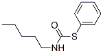 N-Pentylcarbamothioic acid S-phenyl ester Struktur