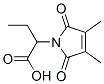 1H-Pyrrole-1-acetic acid, alpha-ethyl-2,5-dihydro-3,4-dimethyl-2,5-dioxo- (9CI) Struktur