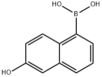 Boronic acid, (6-hydroxy-1-naphthalenyl)- (9CI) Struktur