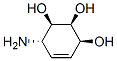 4-Cyclohexene-1,2,3-triol,6-amino-,[1R-(1alpha,2alpha,3alpha,6beta)]-(9CI) Struktur