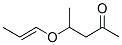 2-Pentanone, 4-(1-propenyloxy)- (9CI) Struktur