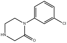 1-(3-CHLORO-PHENYL)-PIPERAZIN-2-ONE Struktur