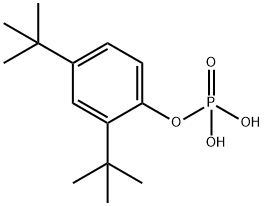 Mono(2,4-di-tert-butylphenyl)phosphate Struktur