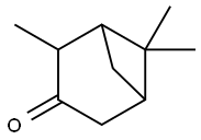 2,6,6-trimethylbicyclo[3.1.1]heptan-3-one Struktur